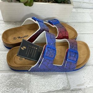 Colorful Sandals with Buckle Straps